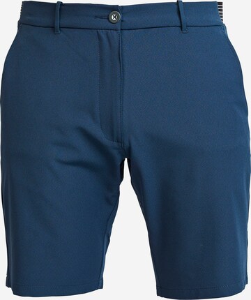 Backtee Pants in Blue: front