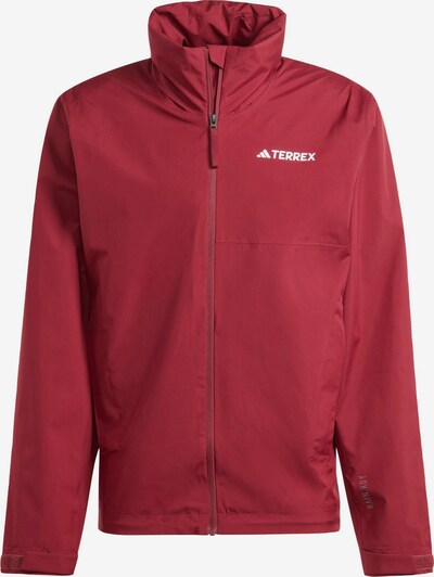 ADIDAS TERREX Outdoor jacket in Silver grey / Dark red / White, Item view