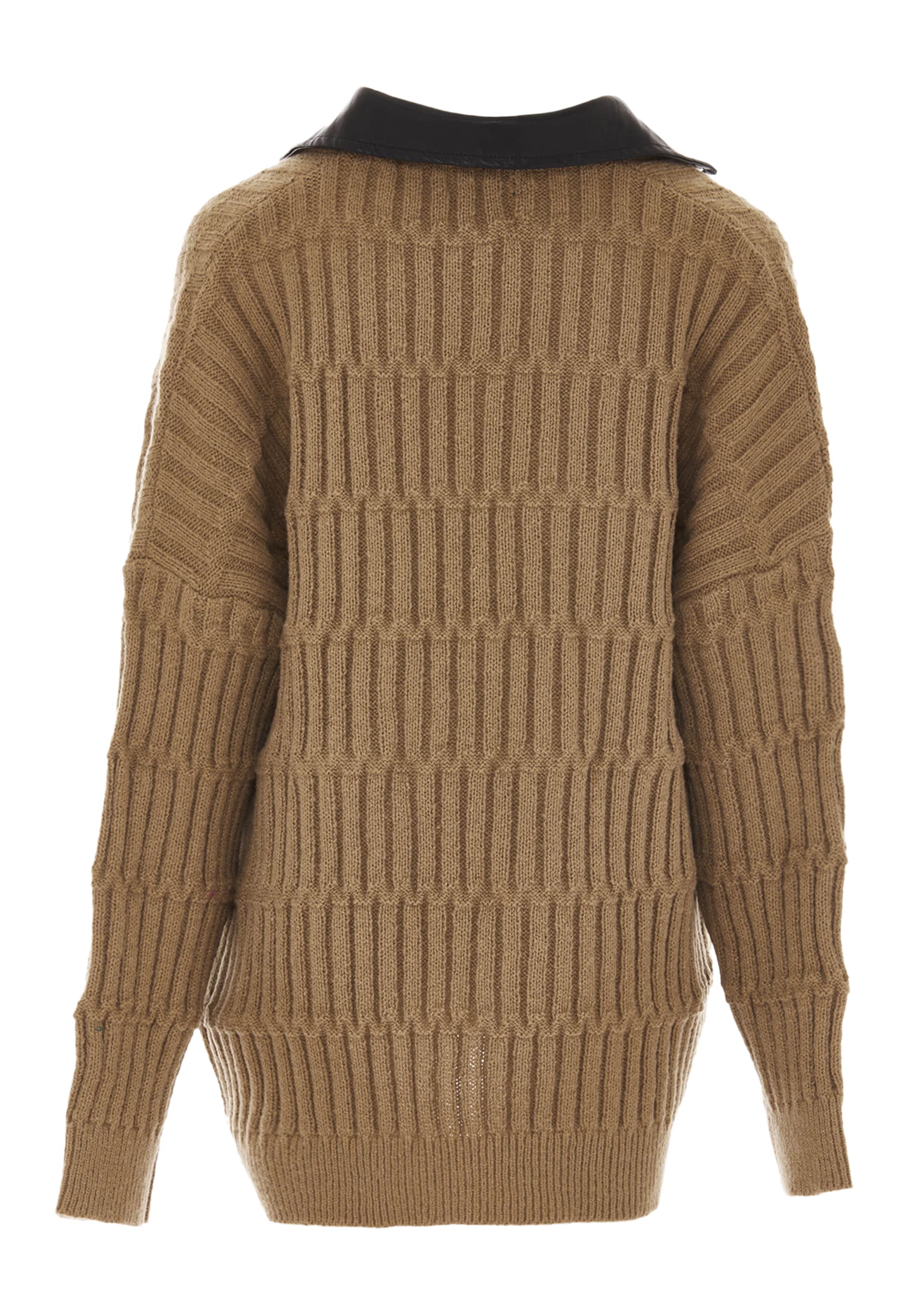 NAEMI Knit cardigan in Brown