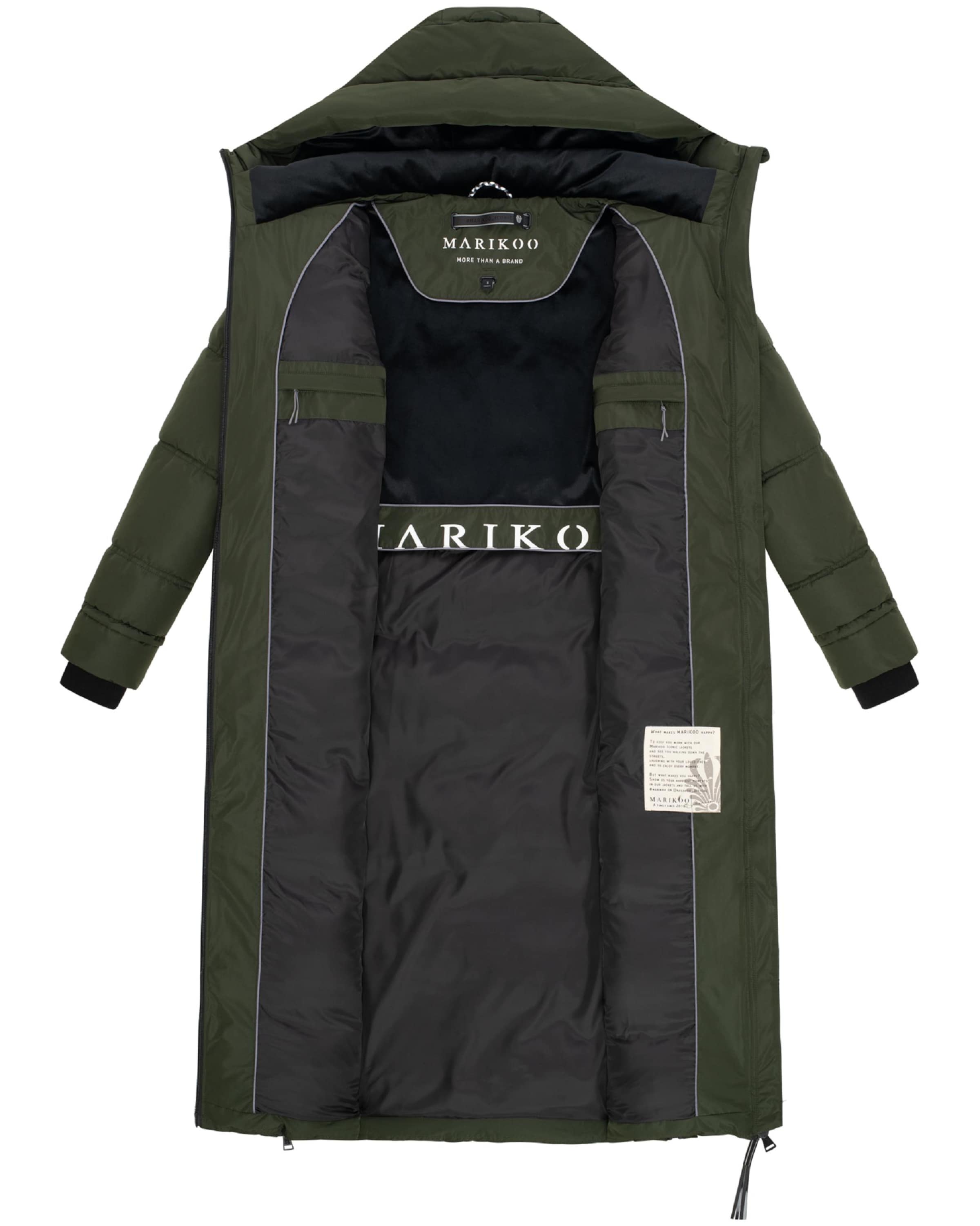 Manteau d’hiver 'Honiaa XVI' MARIKOO en vert