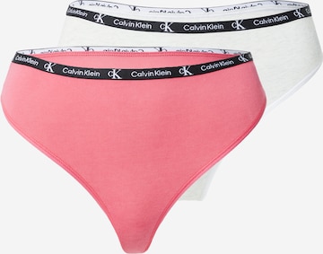 Calvin Klein Underwear String in Grijs: voorkant