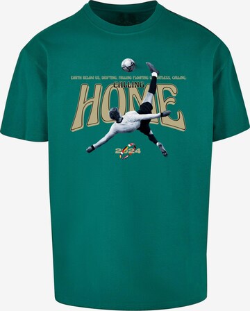 T-Shirt 'Calling Home' MT Upscale en vert : devant