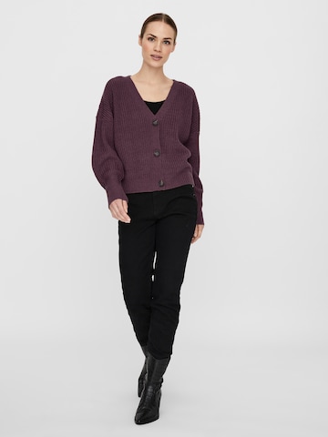 Cardigan 'VMLEA' VERO MODA en violet