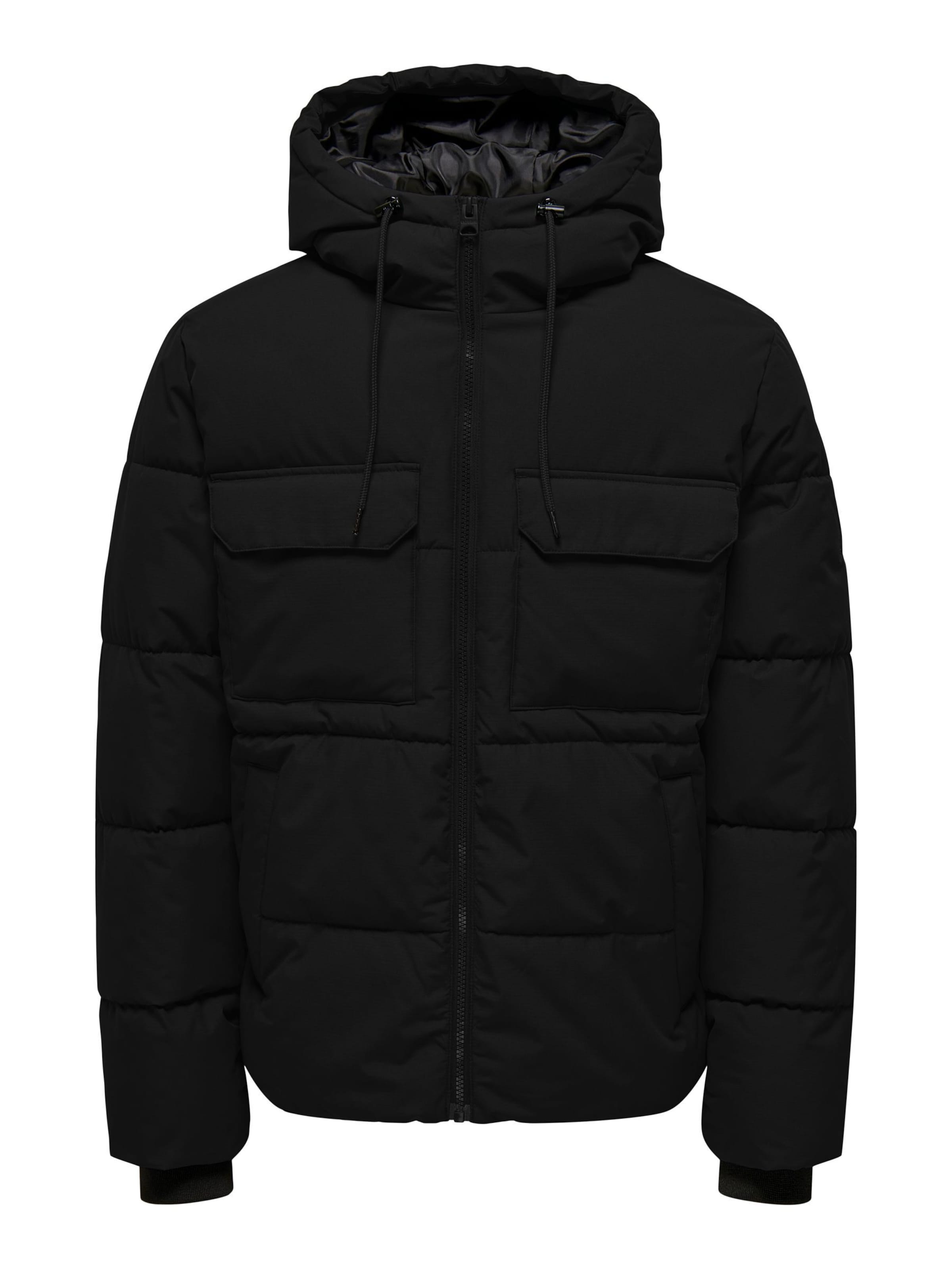 Veste mi-saison 'OSJELIJAH' Only & Sons Junior en noir