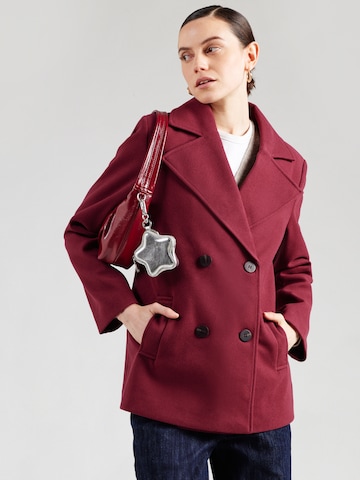 VILA Tussenmantel 'VIMETTE' in Rood: voorkant