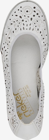 Rieker Ballet Flats in White