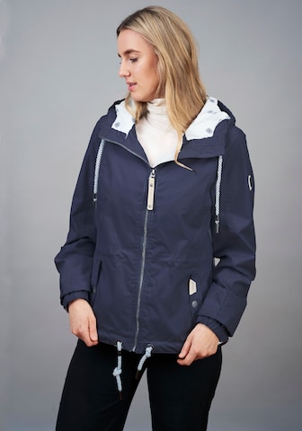 JUNGE Between-Season Jacket in Blue: front