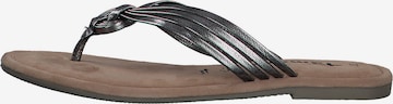 TAMARIS T-Bar Sandals in Grey