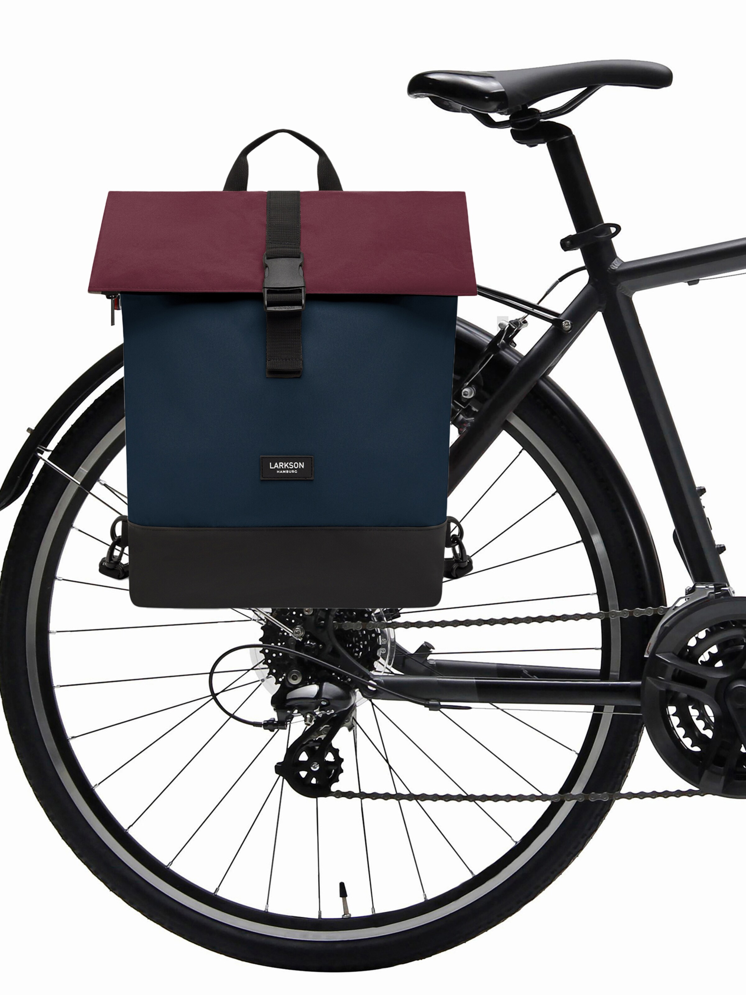 LARKSON Sports backpack 'Tammo Bike' in One Size in Navy / Burgundy / Black, Item view