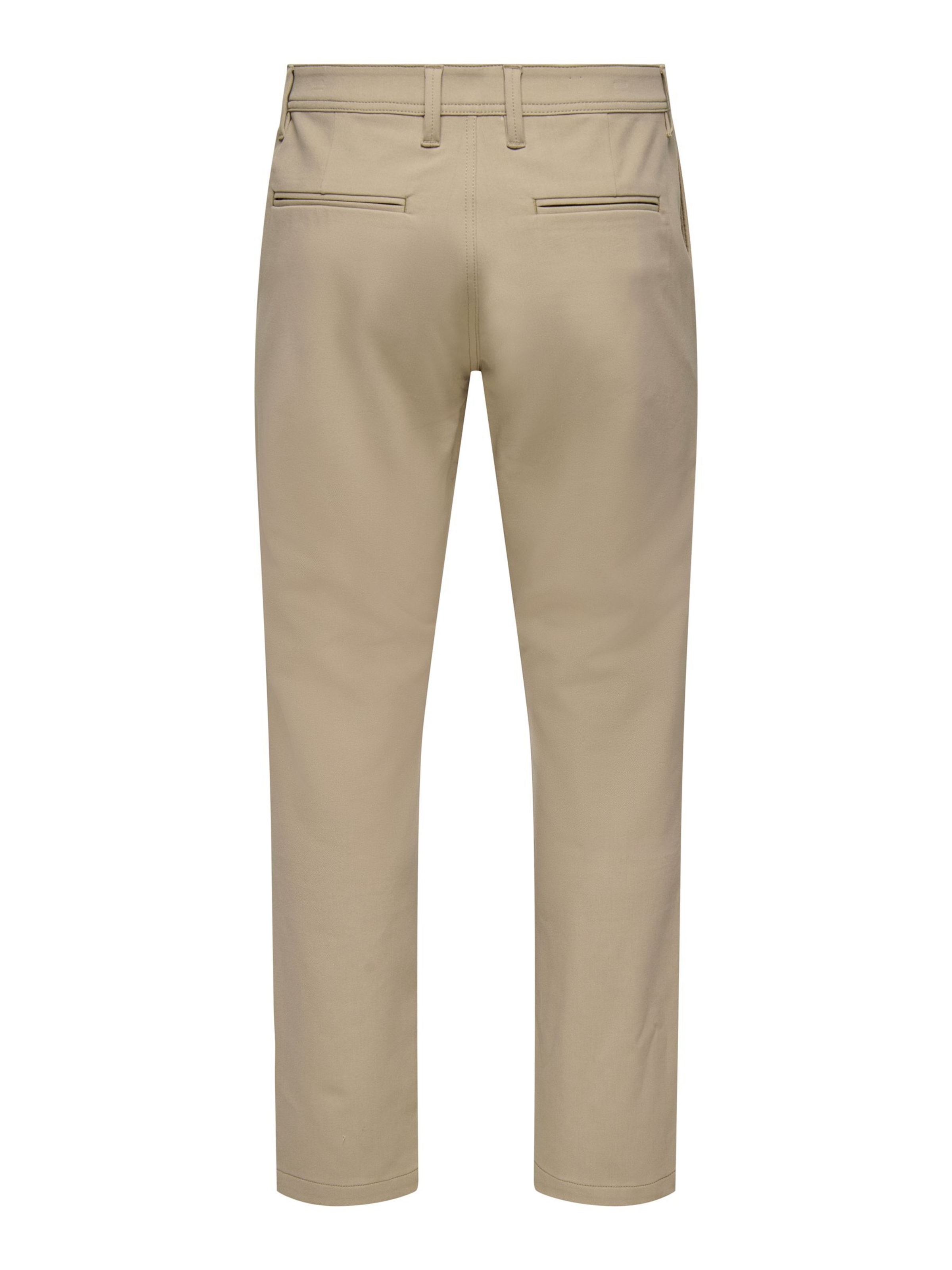 Only & Sons Regular Chino Pants 'SWEFT ' in Brown