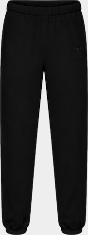 Effilé Pantalon 'Carrot' cfab (formerly creamy fabrics) en noir : devant