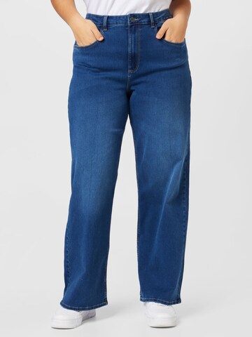 ONLY Carmakoma Wide leg Jeans 'Bianko Augusta' in Blue: front