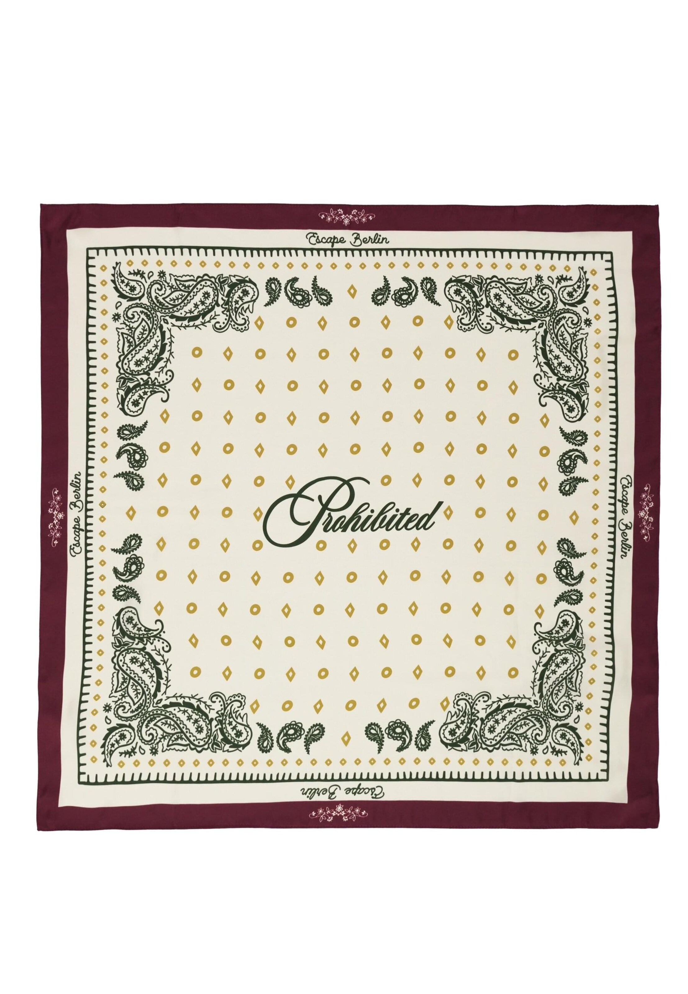 Prohibited Doek in Beige: voorkant