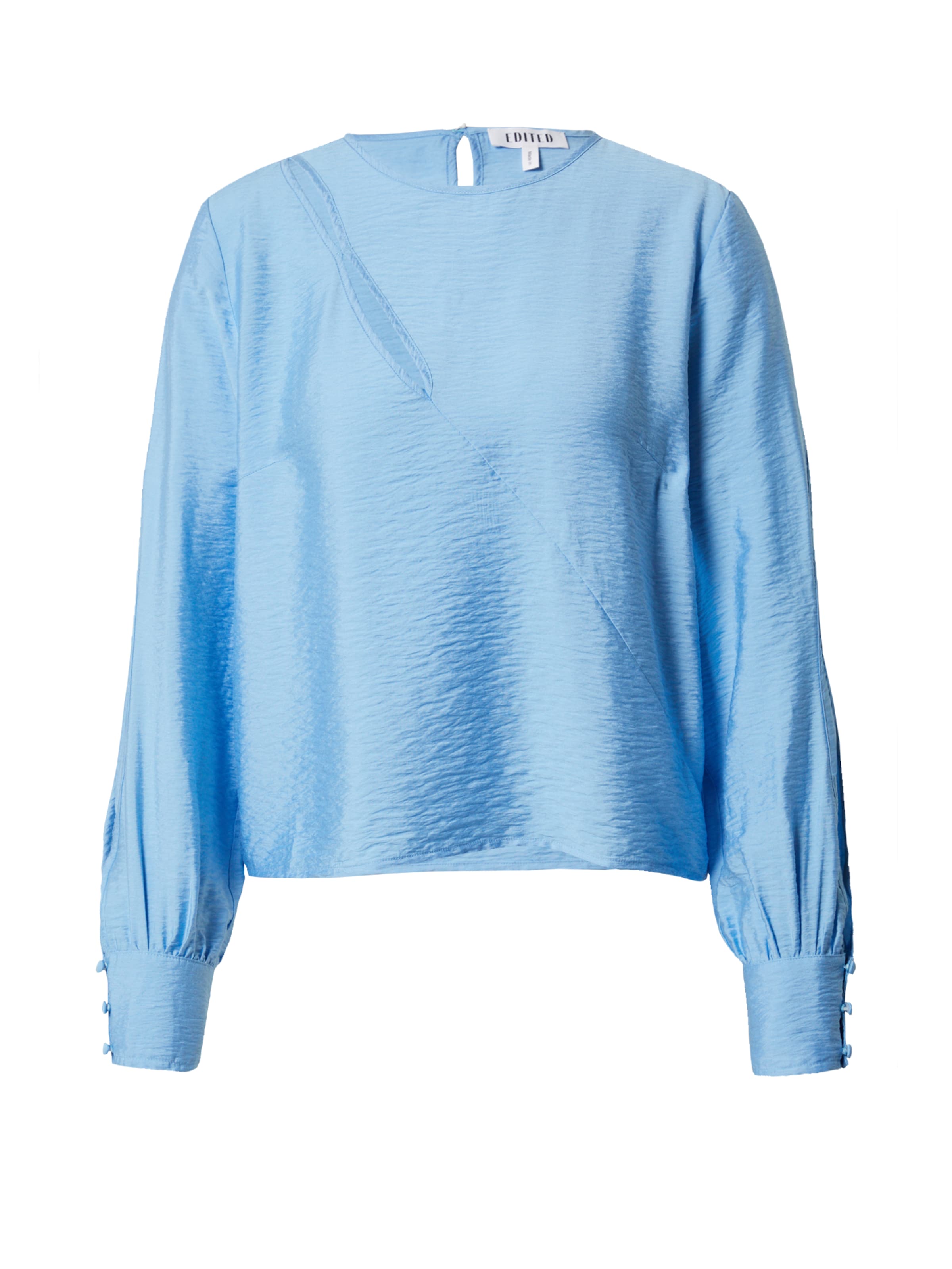 EDITED Bluse 'Clarice' in Blau: Vorderseite