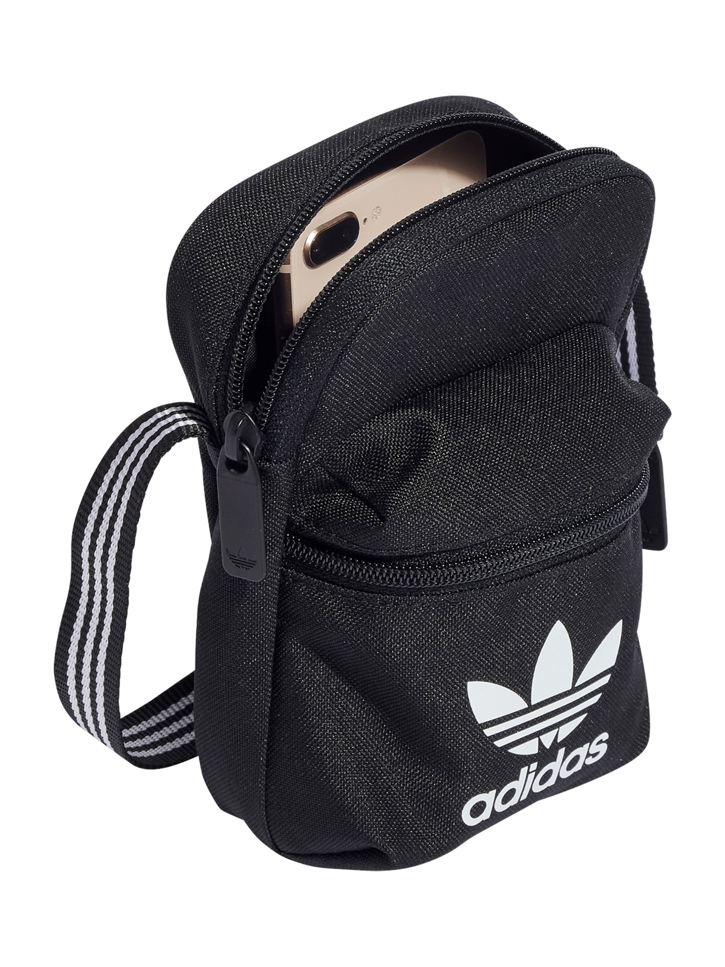 ADIDAS ORIGINALS Чанта за през рамо тип преметка 'Adicolor Classic Festival' в черно