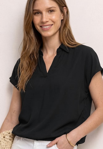 STREET ONE Bluse in Schwarz: Vorderseite