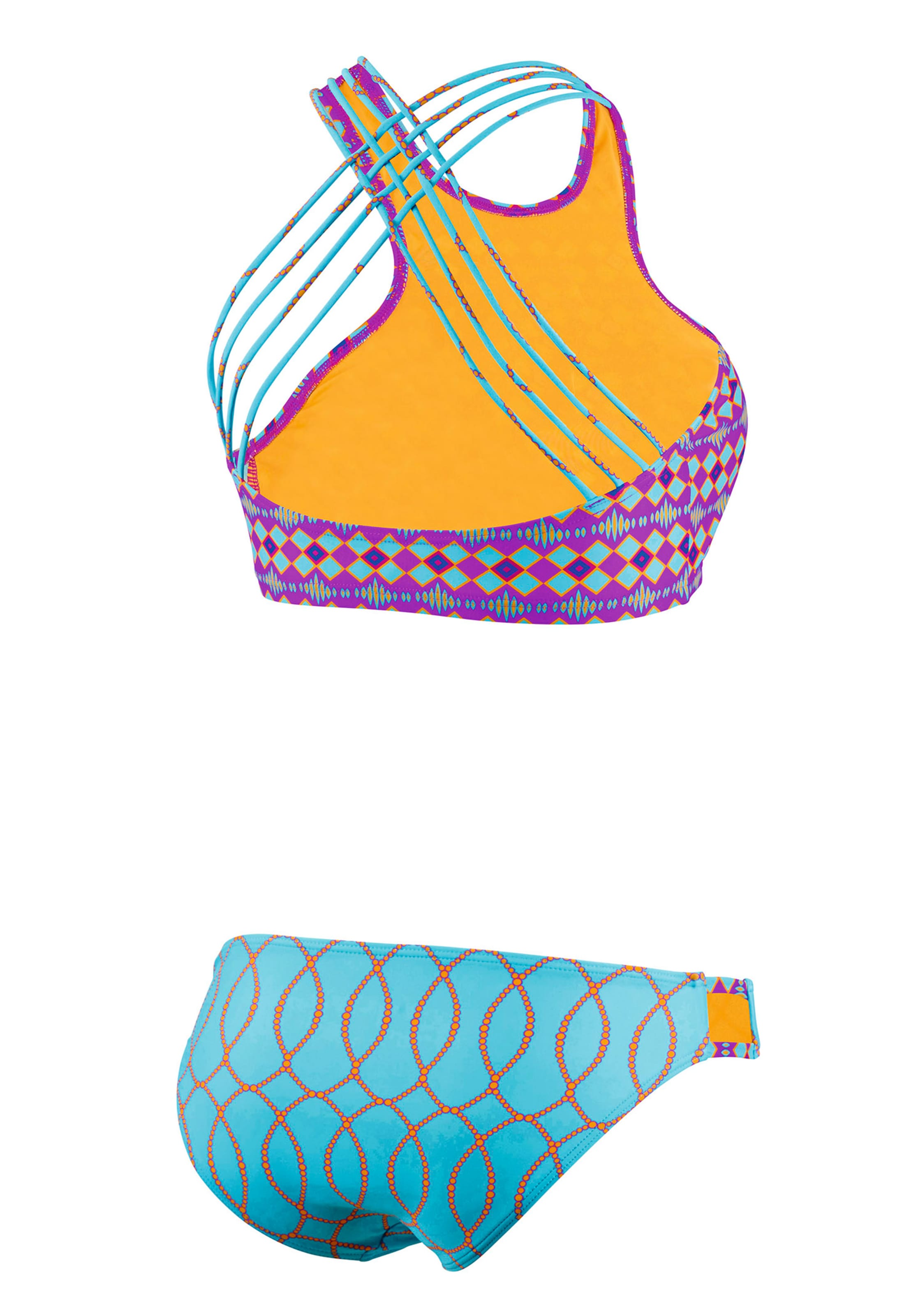 BECO the world of aquasports High neck Bikini 'Turquoise Twilight' in Mischfarben