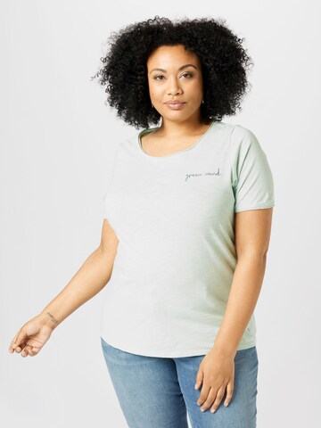 T-shirt Tom Tailor Women + en vert : devant