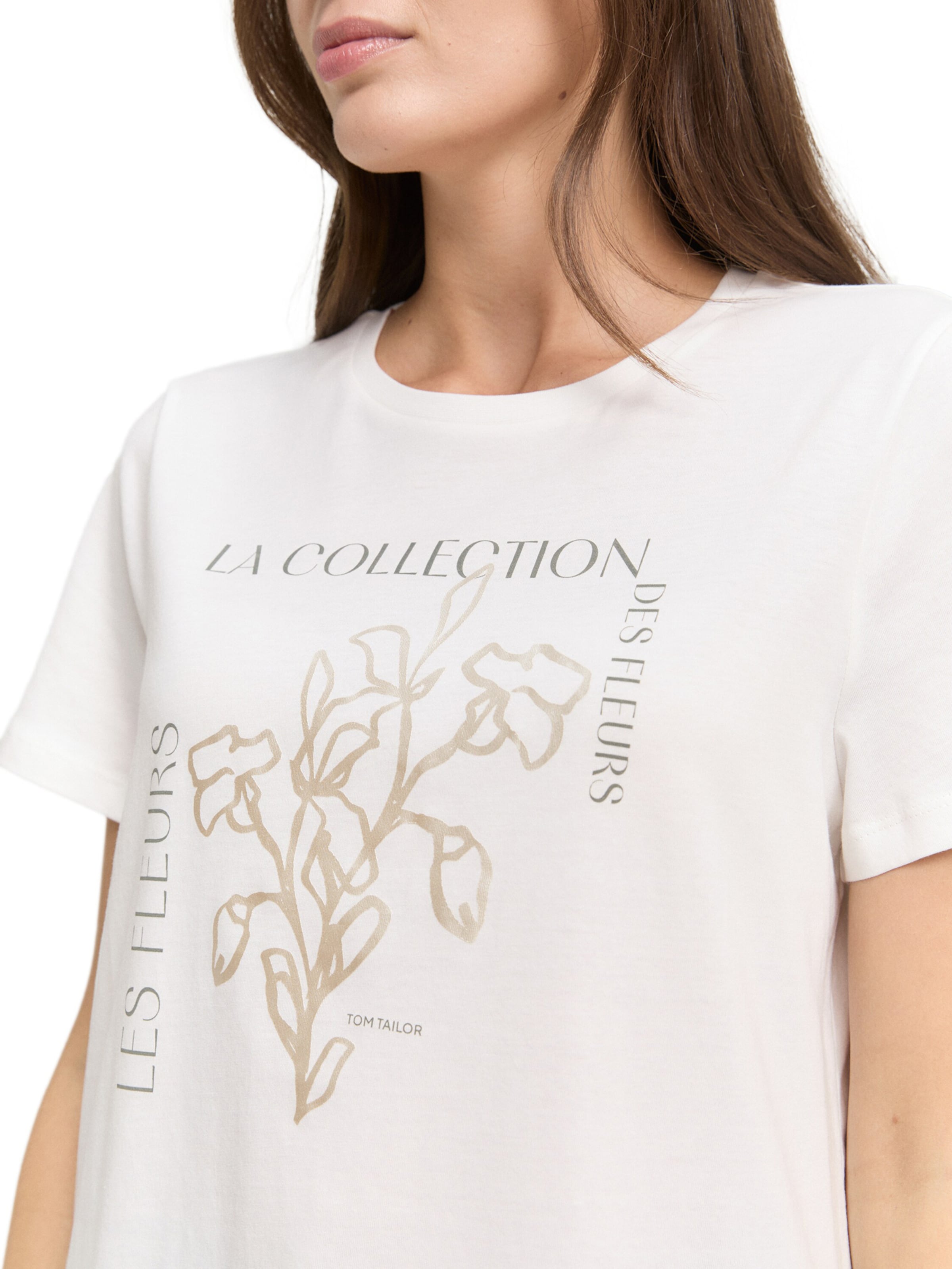 Tricou de la TOM TAILOR pe alb