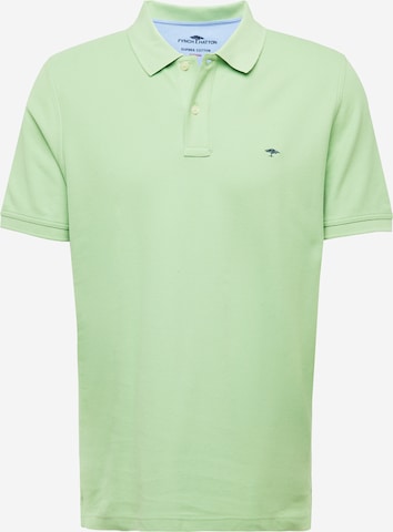 FYNCH-HATTON Shirt 'Supima' in Groen: voorkant