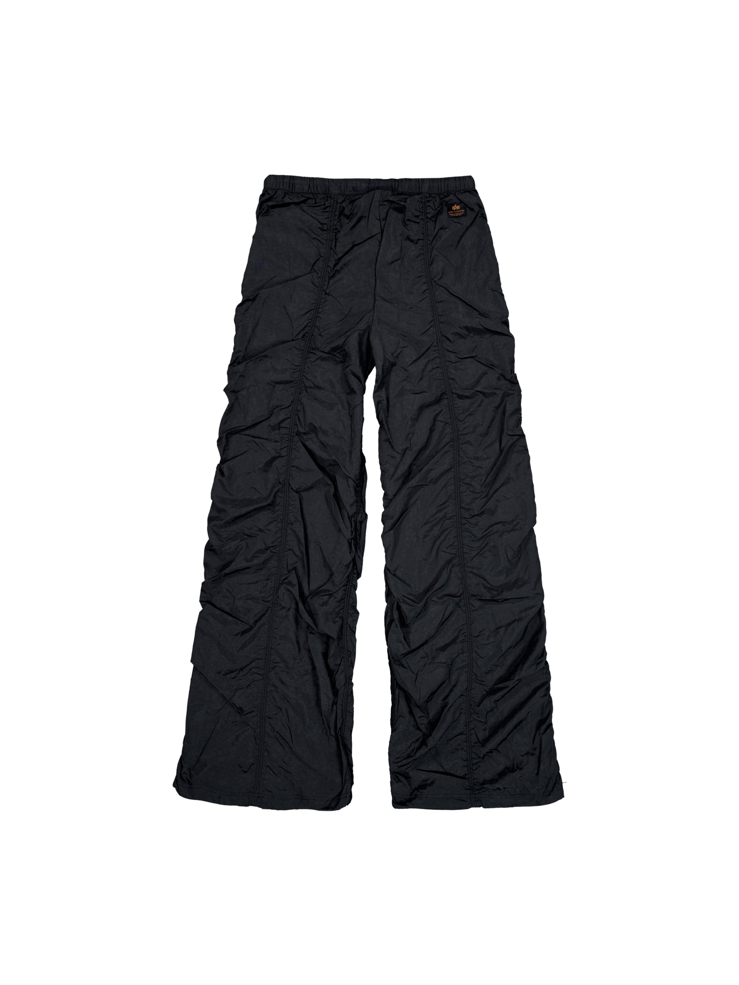 ALPHA INDUSTRIES Wide leg Broek in Zwart