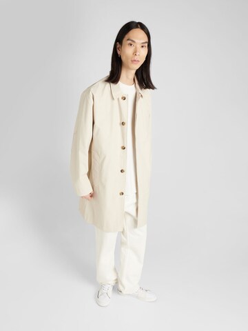 SELECTED HOMME Between-Seasons Coat 'DEVON' in Beige