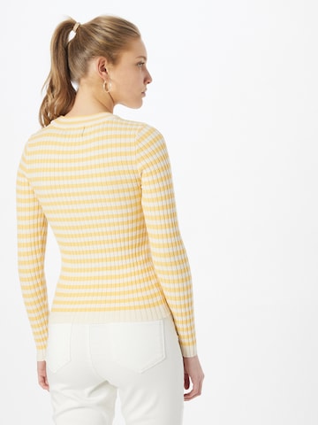 Pull-over 'Crista' PIECES en jaune