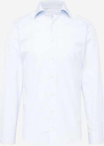 ETON Slim fit Button Up Shirt in Blue: front