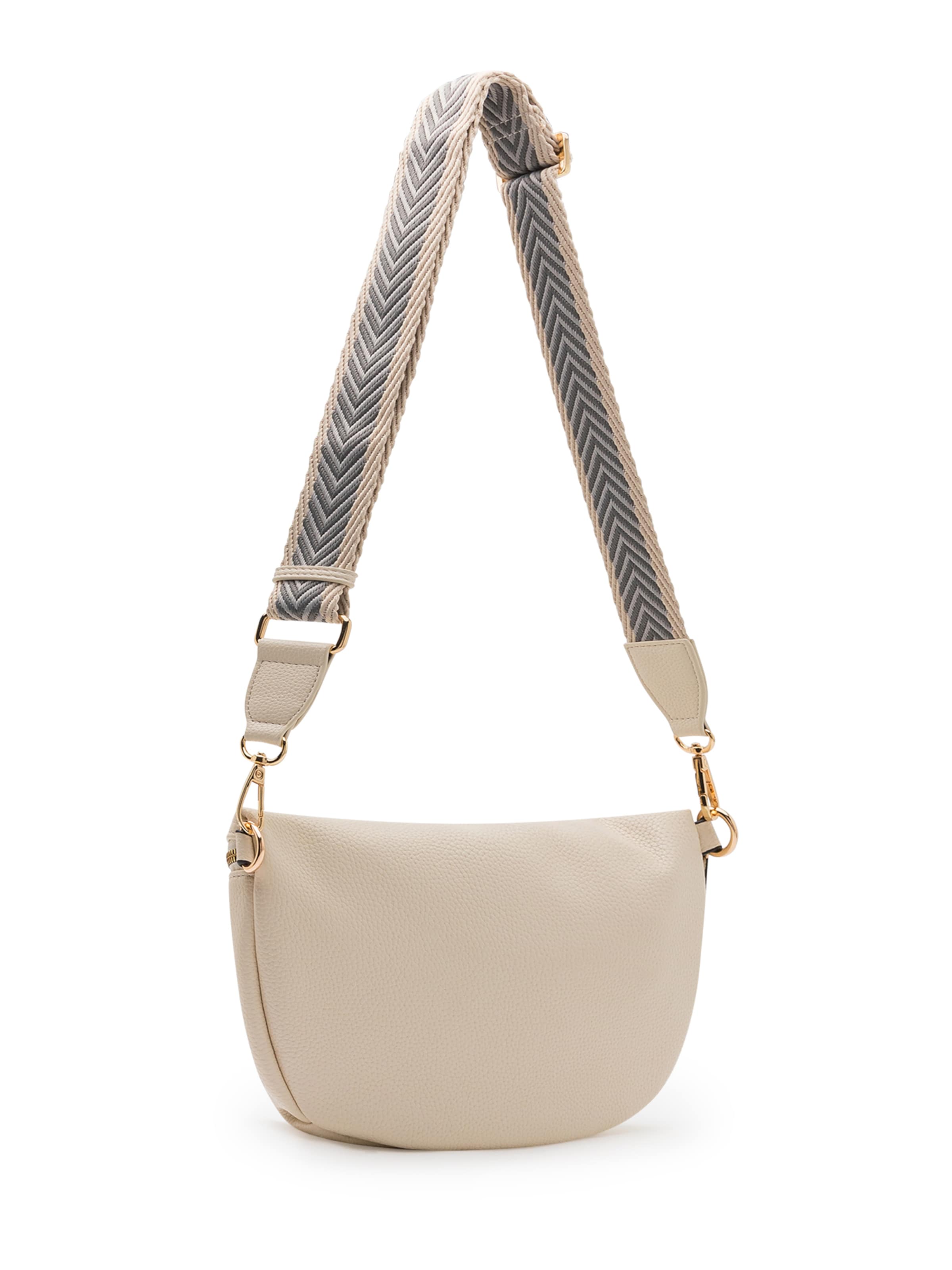 L.CREDI Taška přes rameno 'Oliana' – béžová