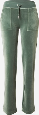 Pantaloni 'Del Ray' di Juicy Couture in verde: frontale
