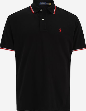 Tricou 'SSKCCMSLMM1' de la Polo Ralph Lauren Big & Tall pe negru: față