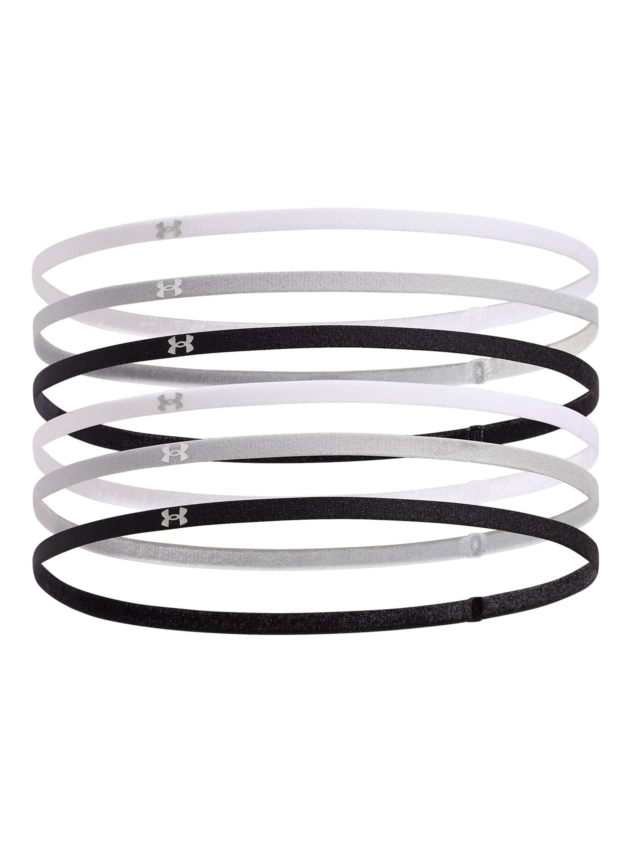 UNDER ARMOUR Sporthoofdband 'Mini Elastic' in Grijs: voorkant