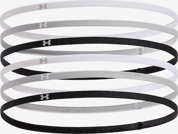 UNDER ARMOUR Sporthoofdband 'Mini Elastic' in Grijs: voorkant
