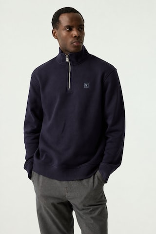 GARCIA Athletic Sweatshirt in Blue: front