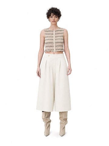 Wide Leg Pantalon 'ELEVATE_ Elsa Culotte' I want the moon en beige