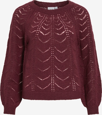 VILA Sweater in Purple: front