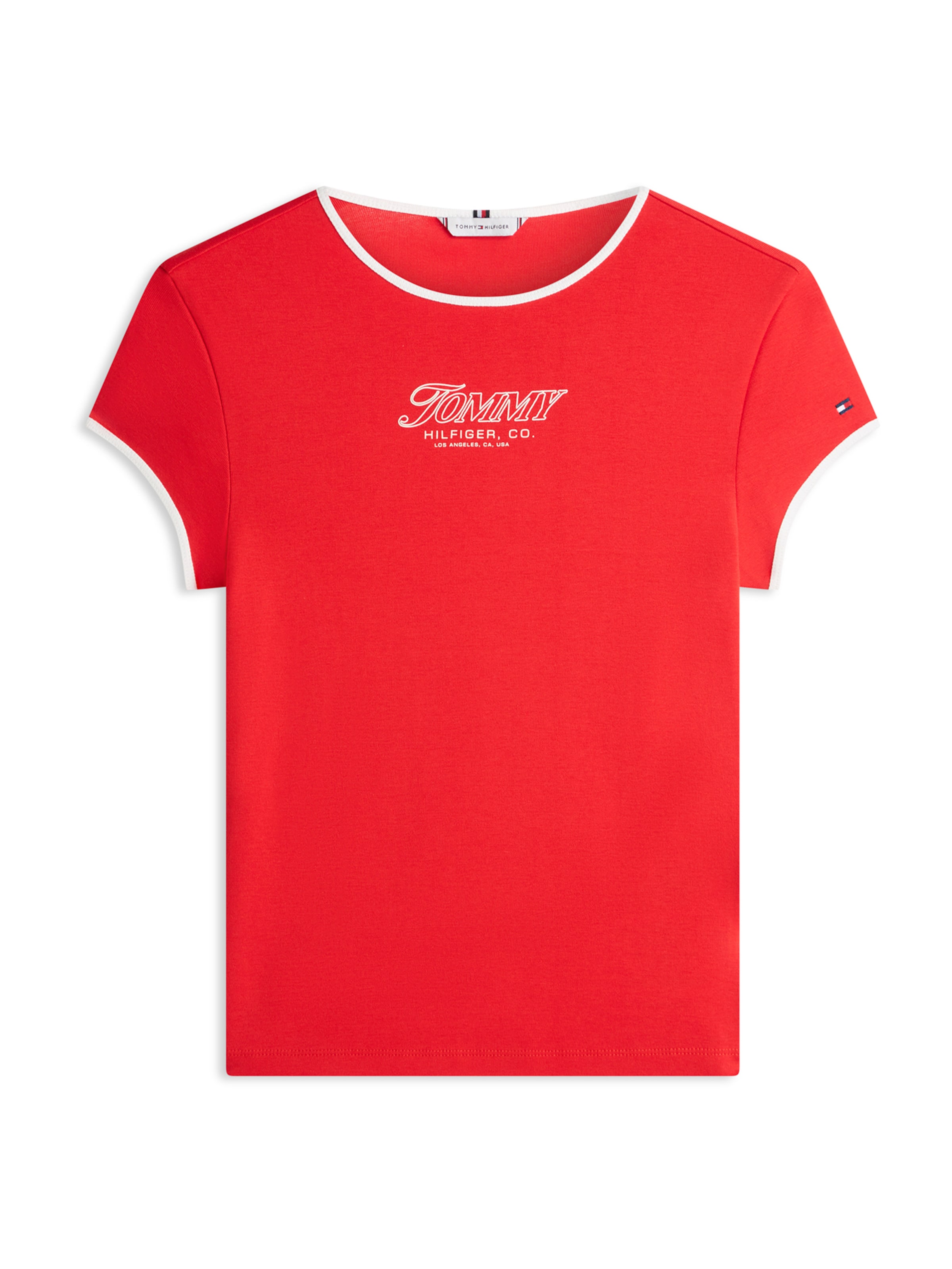 Tricou de la TOMMY HILFIGER pe portocaliu: față