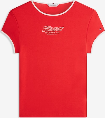 Tricou de la TOMMY HILFIGER pe portocaliu: față