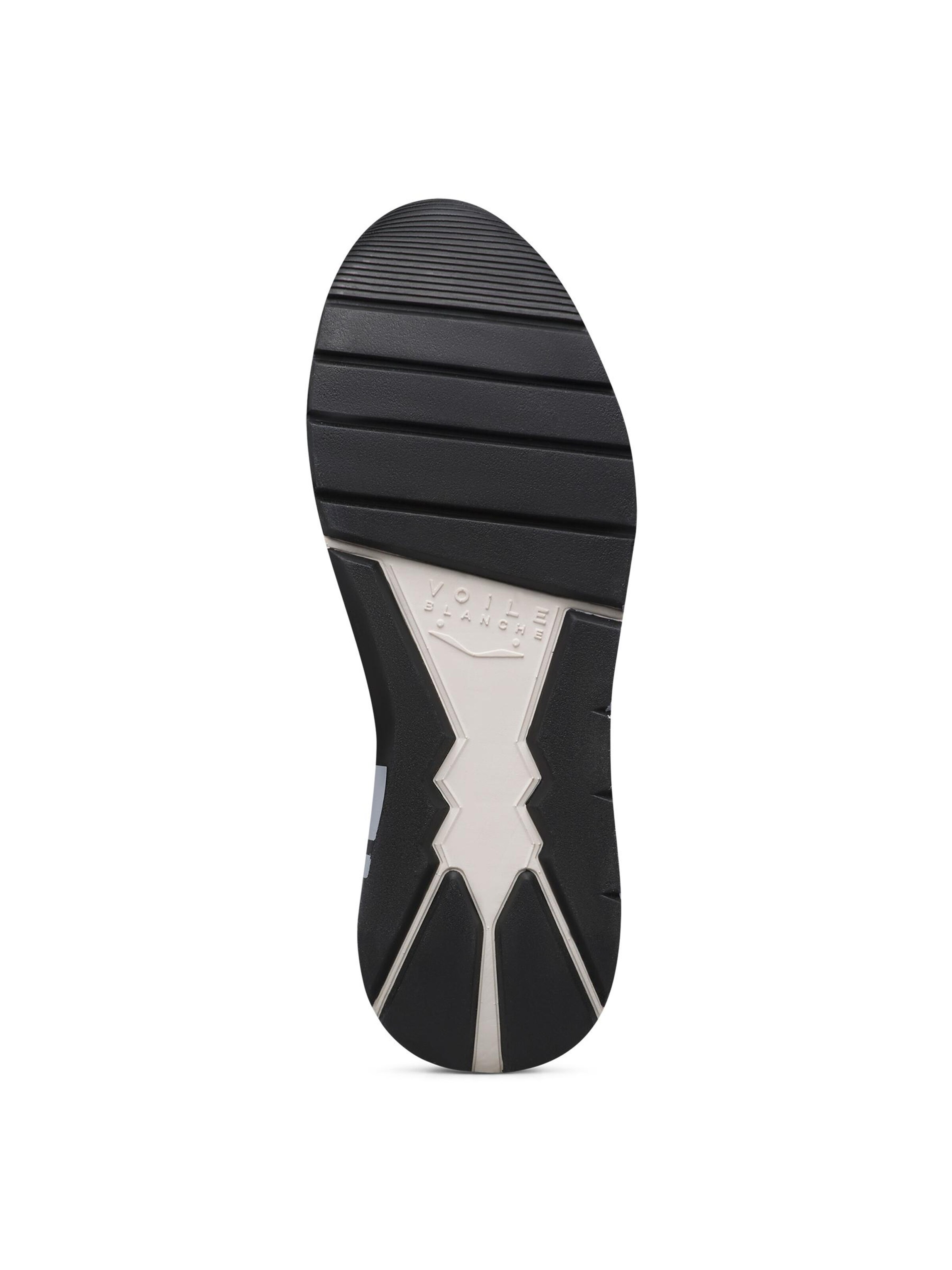 Baskets basses 'CLUB01.' Voile blanche en gris