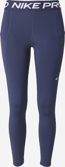 NIKE Sportske hlače u mornarsko plava / bijela, Pregled proizvoda