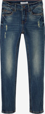 NAME IT Slimfit Jeans 'Pete' in Blauw: voorkant