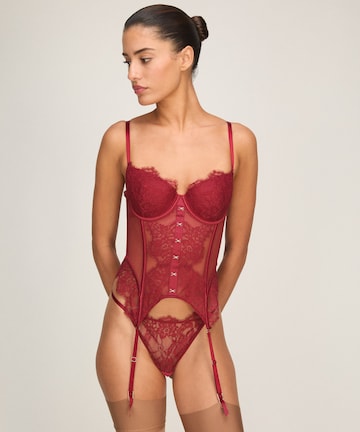 Hunkemöller Corsage 'Cecilia' in Red: front