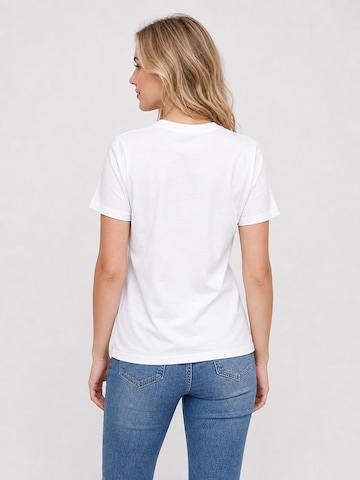T-shirt 'Short Sleeve' LapaPlus en blanc