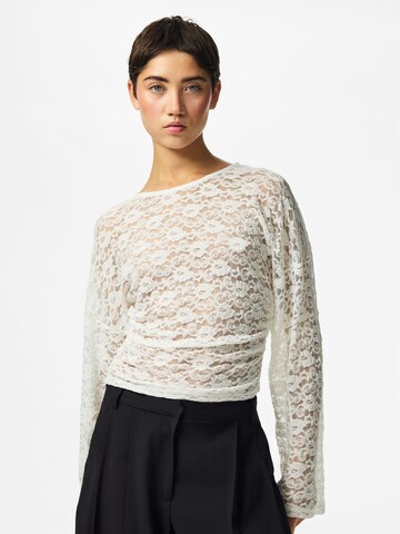 PIECES Shirt 'PCALLI' in White: front