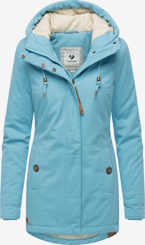 Ragwear Winterjas 'Monadena' in Blauw: voorkant