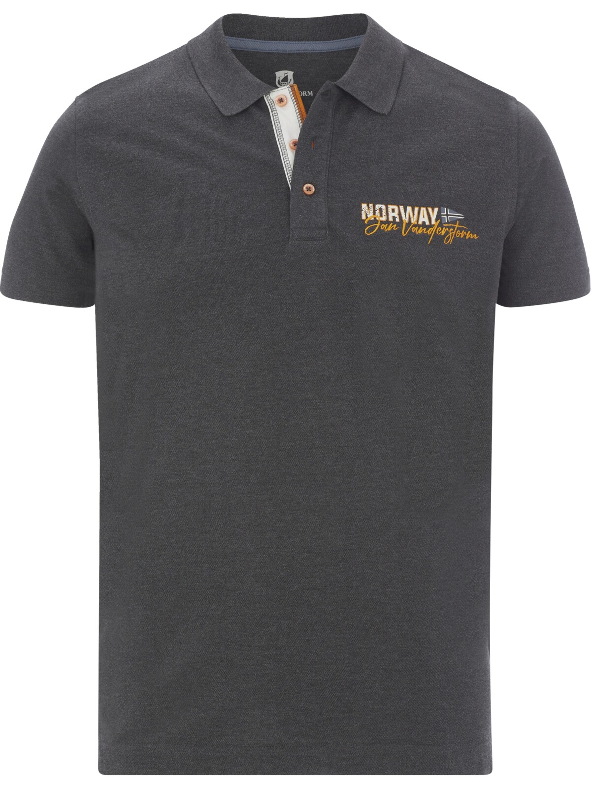 Jan Vanderstorm Shirt ' Jakov ' in Grey: front