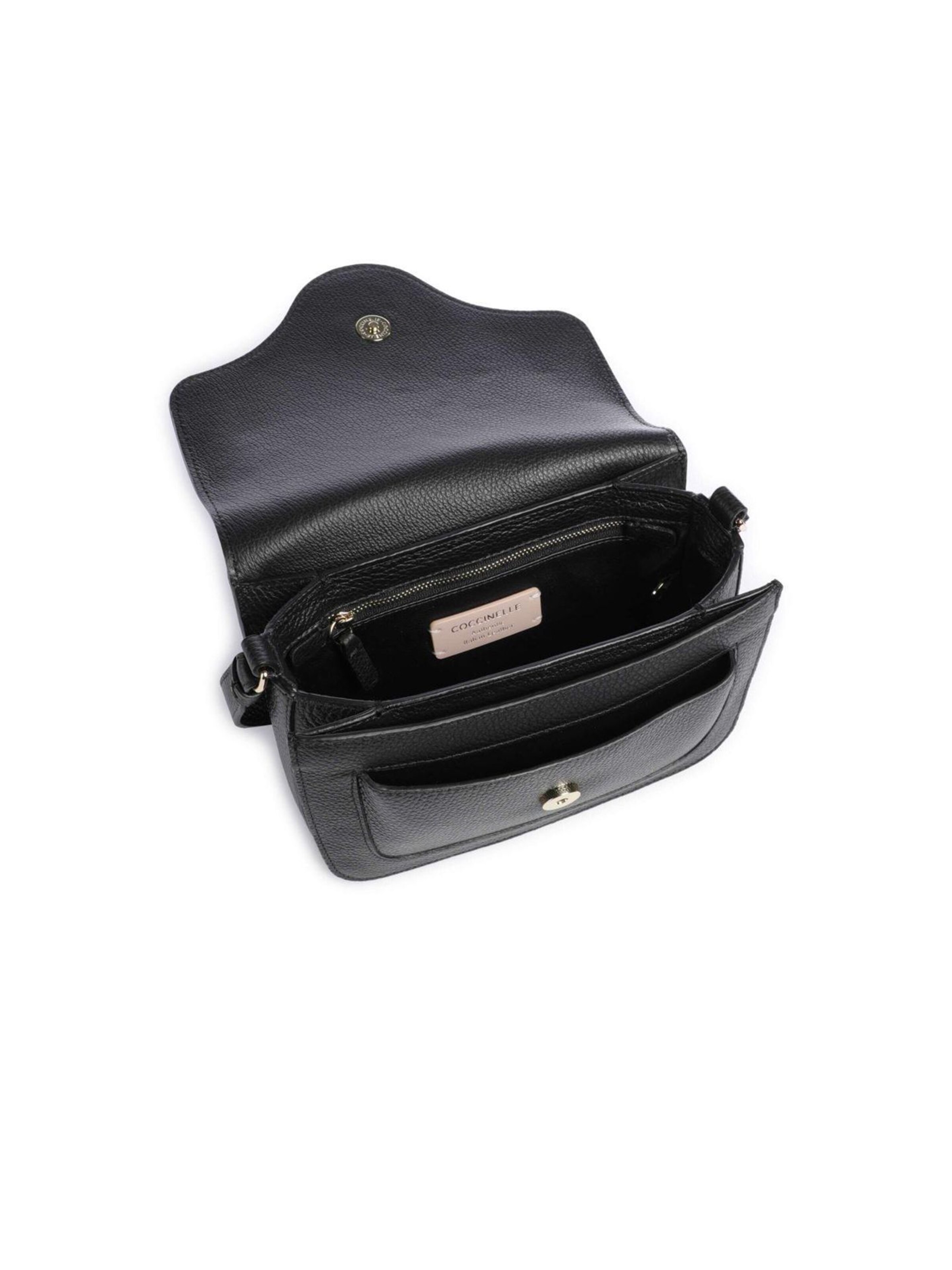 Coccinelle Crossbody bag 'Coccinelle C-Me Handbag Grained Leather' in Black