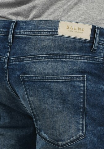 BLEND Slimfit 5-Pocket-Jeans 'Lukker' in Blau