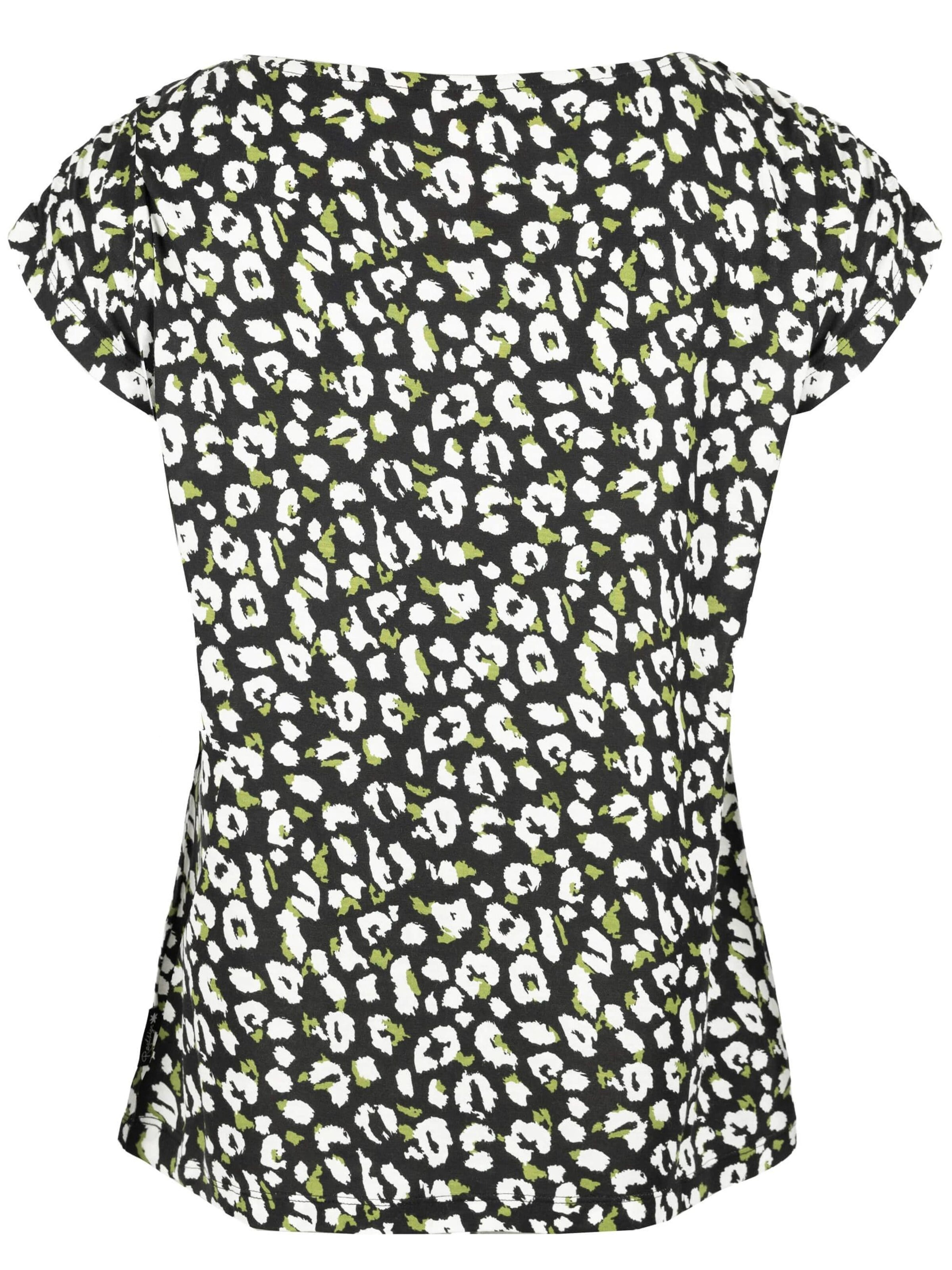 ROADSIGN australia Shirt 'T-Shirt AOP Leo mit Allover-Print und Kimonoärmeln' in Mixed colors