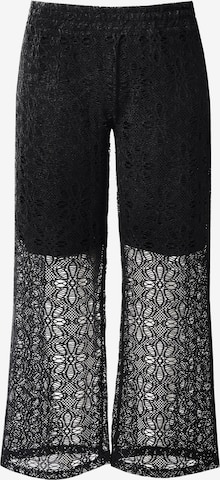 MIAMODA Wide Leg Hosen in Schwarz: Vorderseite